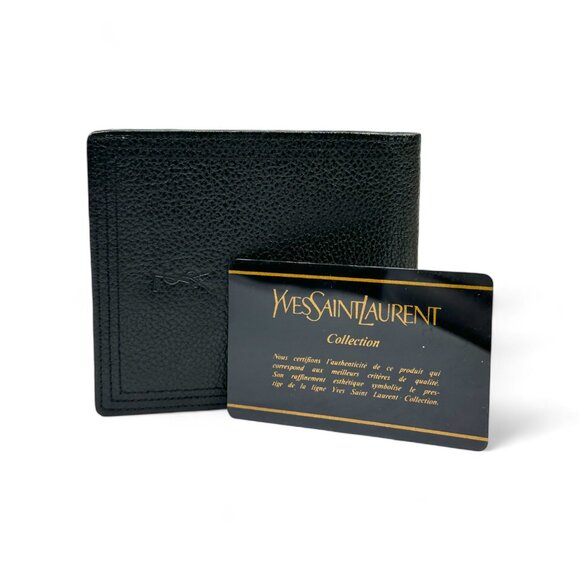 Yves Saint Laurent Vintage Bifold Leather Wallet - Picture 6 of 9